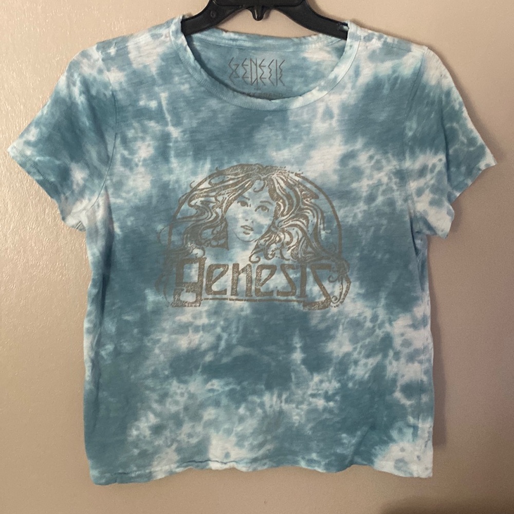 GENESIS tie-dye graphic tee